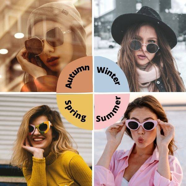 Seasonal Color Analysis and glasses: here are the perfect matches